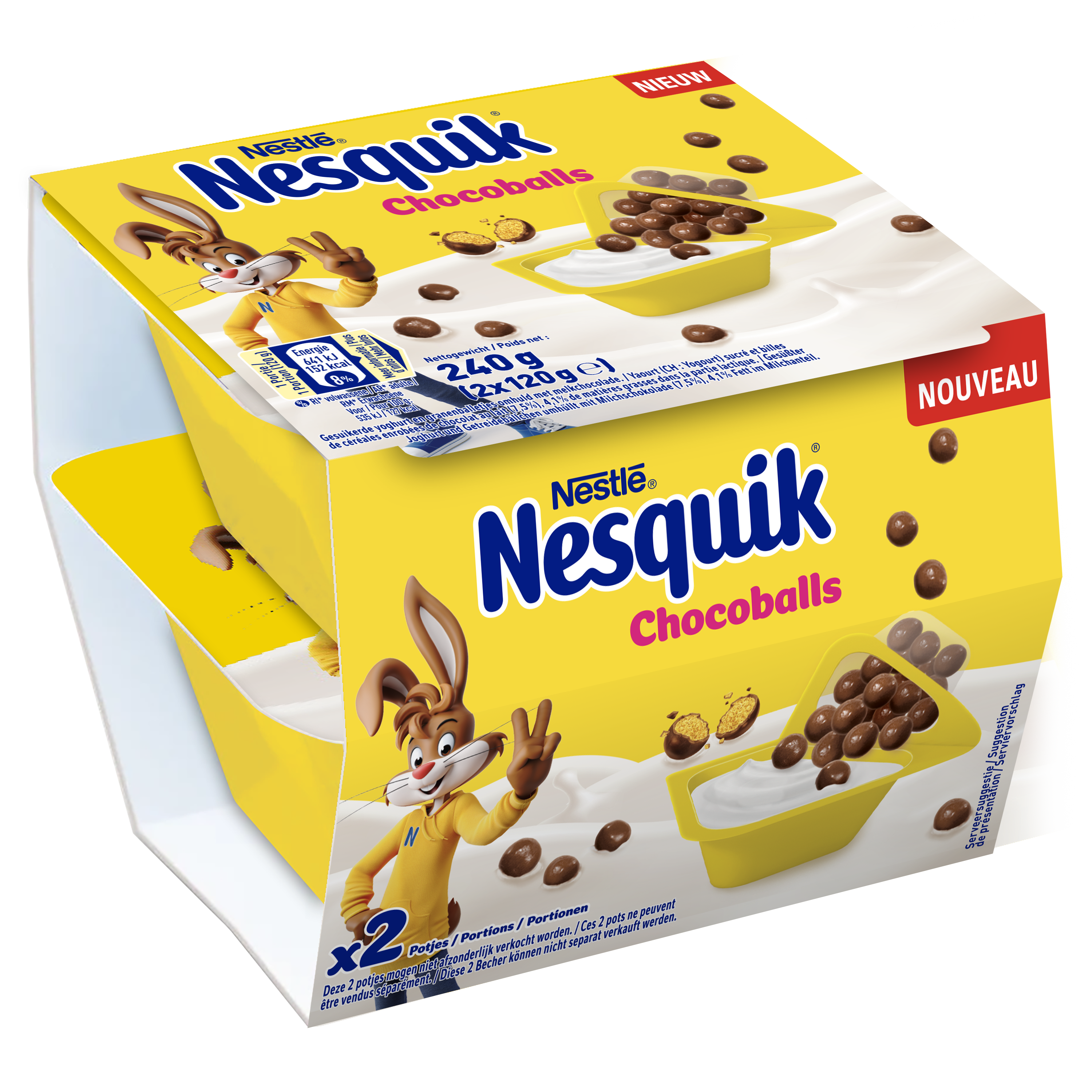 Nesquik Chocoballs 2x120g