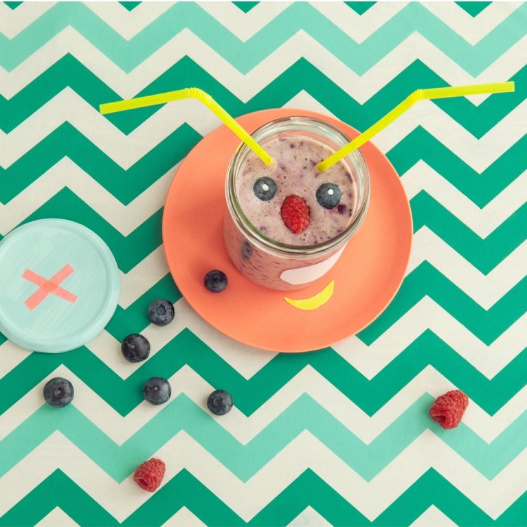 Smoothie met vers fruit-desktop Smoothie met vers fruit-desktop
